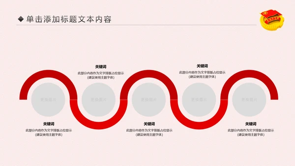 2019五四青年节共青团团委总结汇报PPT模板