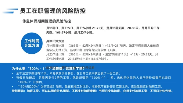 简约蓝色实拍风企业用工风险防范企业员工PPT课件