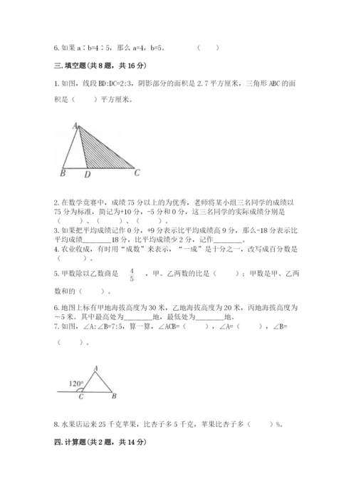 盘锦市小升初数学测试卷完整版.docx