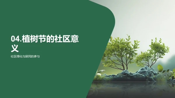 绿色社区植树行动