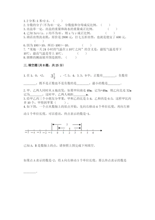 北京版六年级下册期末真题卷带答案（能力提升）.docx