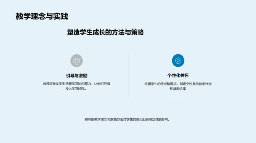 教师成长之路PPT模板