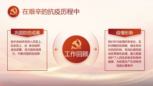 党支部党史学习党课工作总结动态PPT