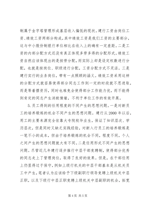 建设银行基层行思想政治工作难点与对策思想政治工作心得体会.docx