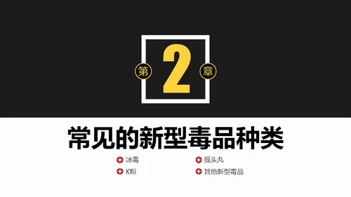 全民禁毒健康生活通用PPT模板