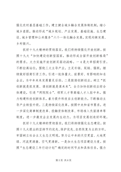 学习十九大精神学习心得.docx