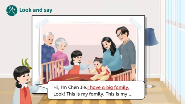 Unit 2 Different families Part B Let's talk课件内嵌音视频