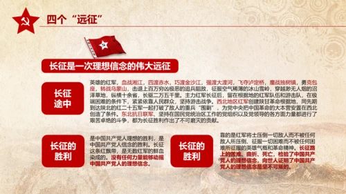 纪念长征胜利80周年大会上的讲话PPT