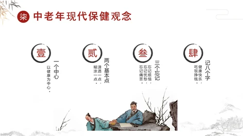 传统中国风中医经络养生PPT课件