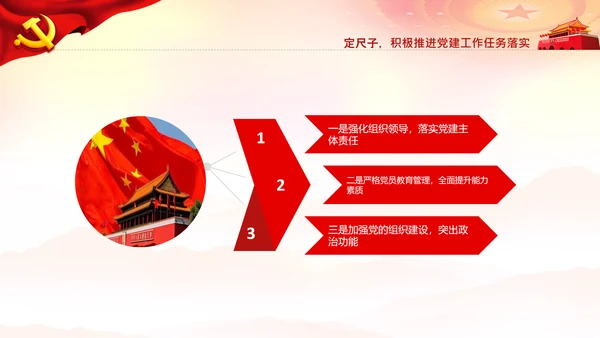 党支部书记基层党组织党建工作总结PPT模板