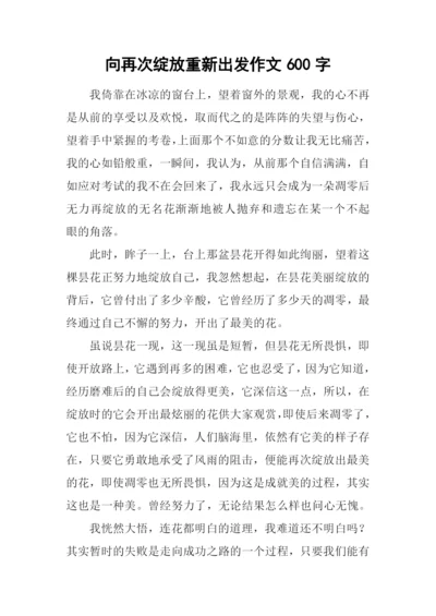 向再次绽放重新出发作文600字.docx