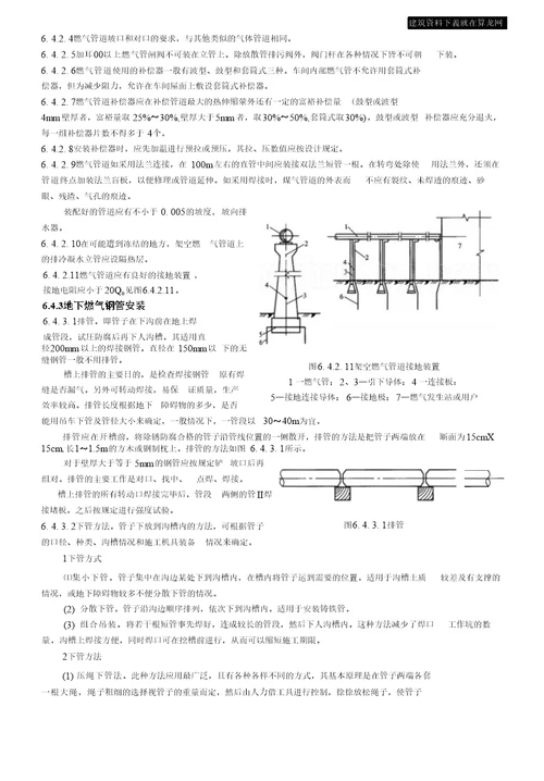 燃气管道安装施工工艺标准 secret
