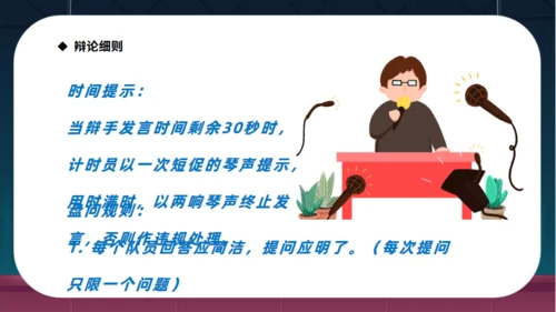 超级辩论赛访谈节日通用PPT课件模板