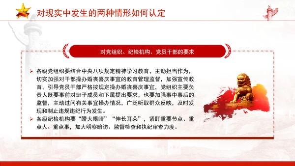 中央八项系列党课之违规操办婚丧喜庆专题解读PPT课件