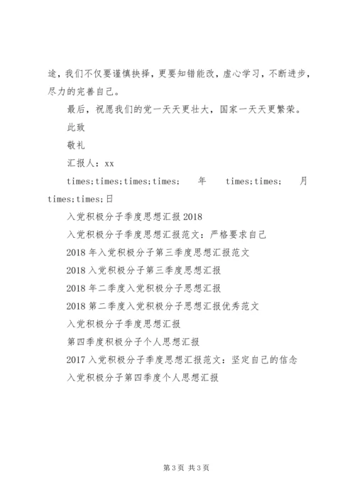 积极分子建党94周年思想汇报.docx