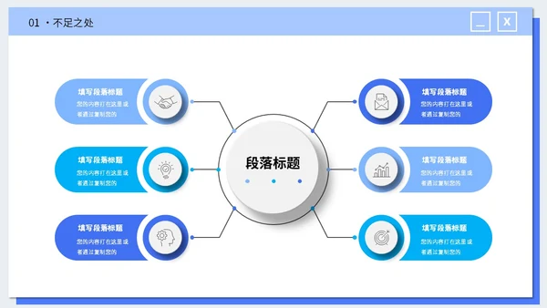 微立体插画风电商行业公司年终工作总结PPT年终总结