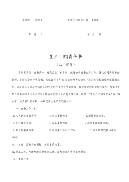 各级安全生产目标责任分析报告书.docx