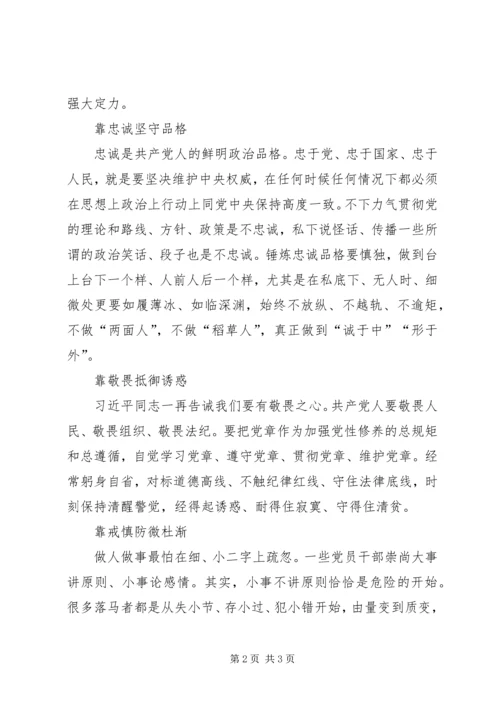 守纪律讲规矩恪守党员干部底线 (3).docx