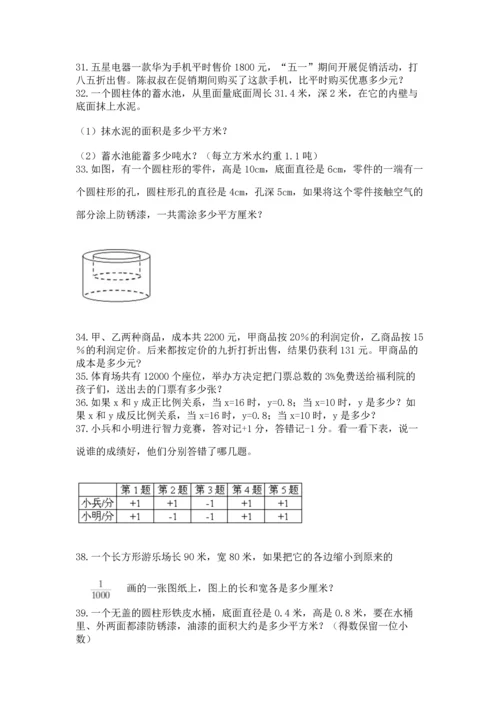 小升初数学应用题50道及1套完整答案.docx