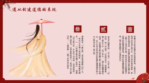 《红楼梦》林黛玉人物特点介绍通用PPT模板