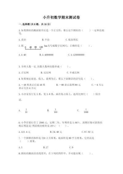 小升初数学期末测试卷（综合卷）.docx