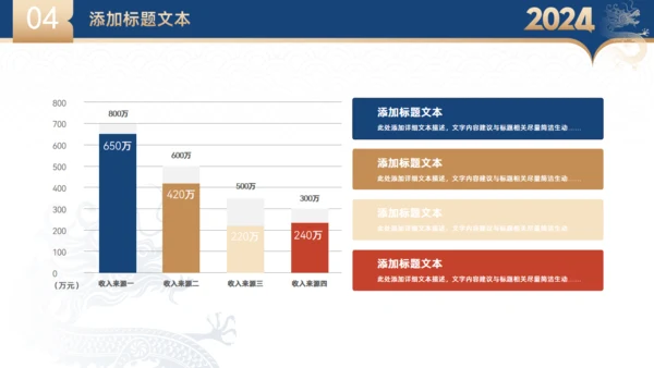蓝金大气商务年终总结暨新年工作计划通用PPT模板