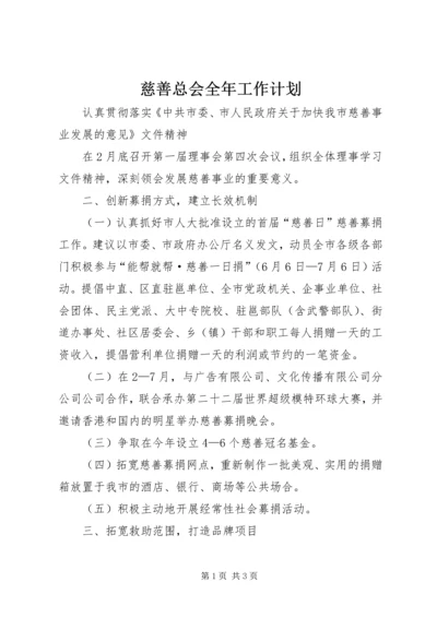 慈善总会全年工作计划 (2).docx