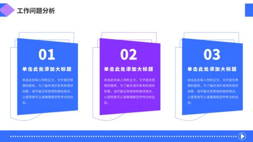 蓝色简约风汇报PPT模板