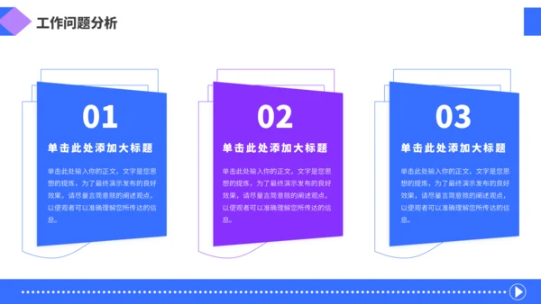 蓝色简约风汇报PPT模板