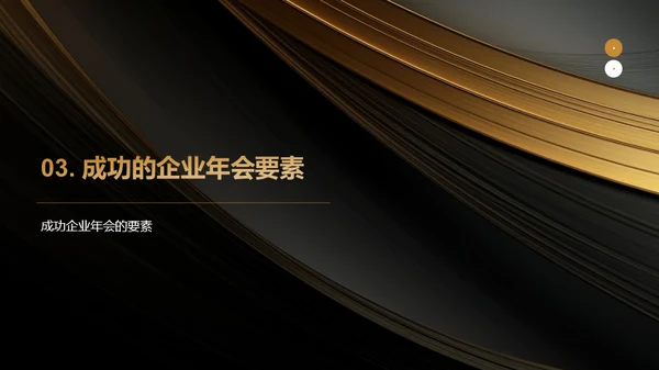 黑金奢华时尚企业年会策划PPT