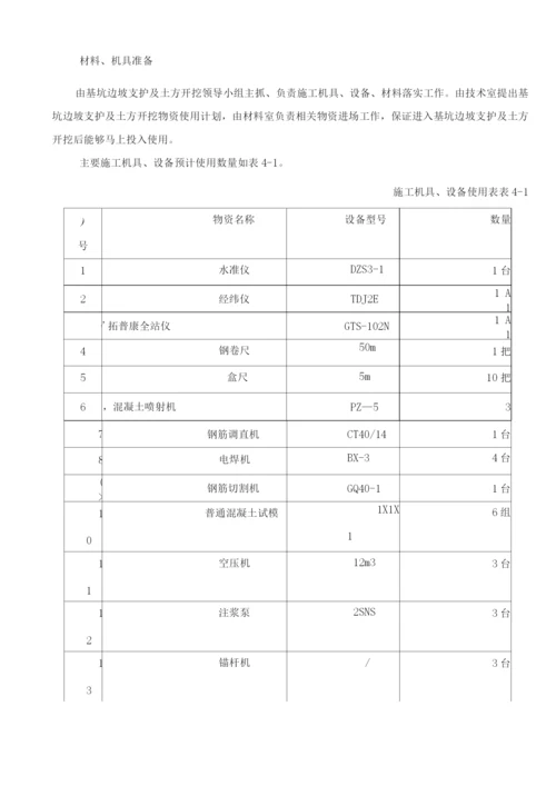 土方开挖与基坑支护施工方案(1).docx