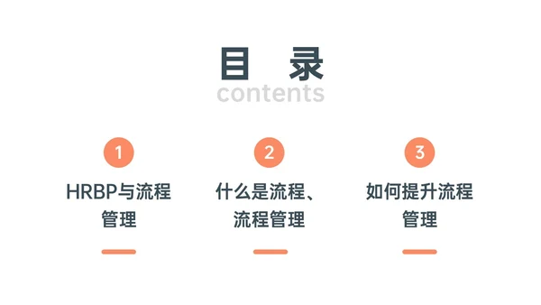 橙色简约扁平插画企业流程管理培训PPT课件其他管理
