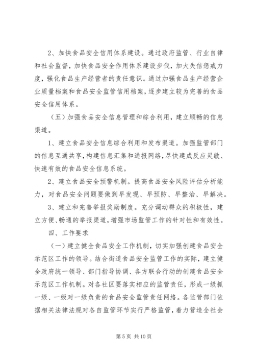 社区XX年食品药品安全工作计划范本.docx