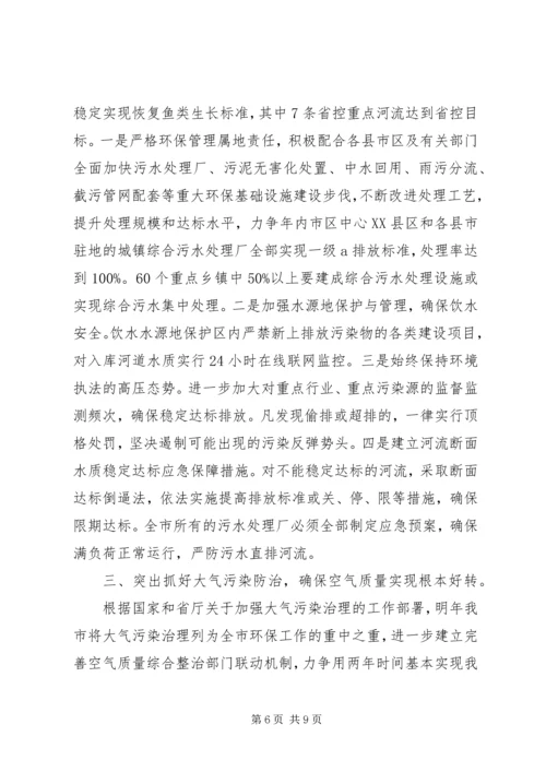 市环保系统年终工作总结和计划.docx