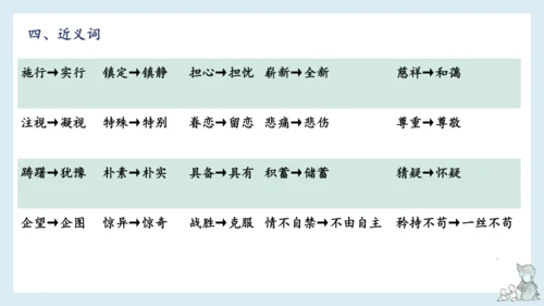 统编版语文五年级下册第四单元知识梳理  课件
