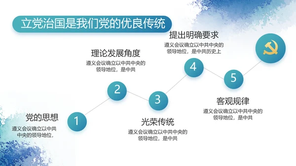 极简大气党风廉政建设工作总结PPT