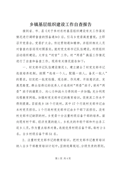 乡镇基层组织建设工作自查报告_1.docx