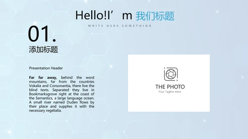 蓝色公安科技网络信息软件科技商务动态PPT
