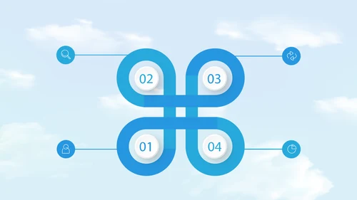 金融保险行业保险公司年年终总结动态PPT模板