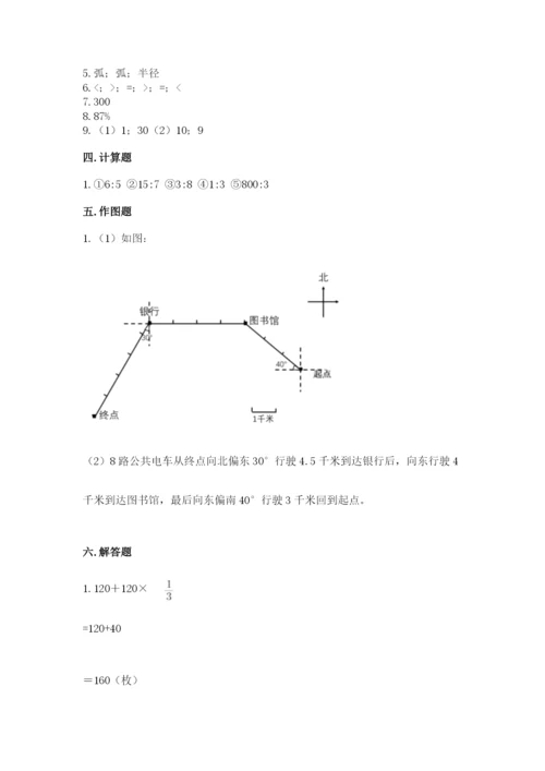 小学数学六年级上册期末考试试卷（培优b卷）.docx