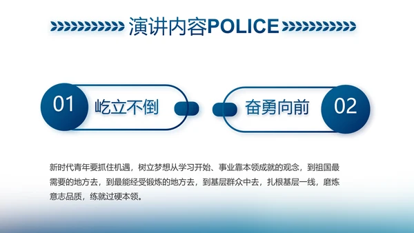 信念坚定对党忠诚公安警察动态PPT