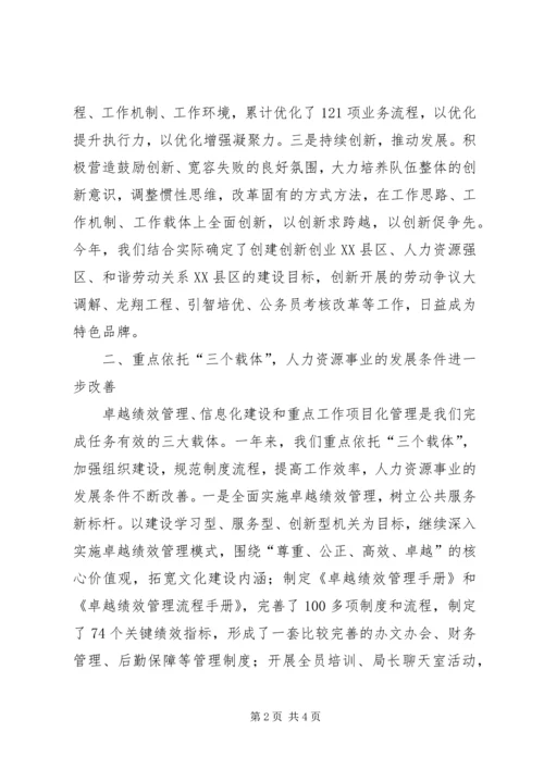 人力资源局年度人才工作总结.docx