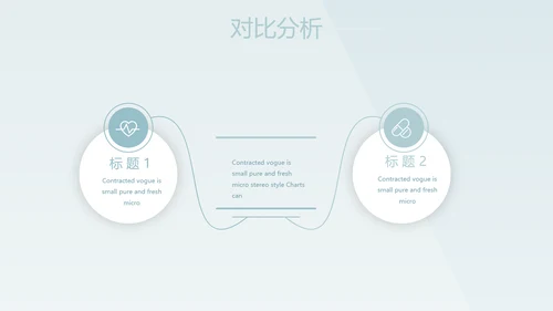 蓝色简约医疗医学工作汇报动态PPT模板