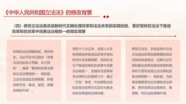 黄色简约全面解读中华人民共和国立法法主题PPT模板两会