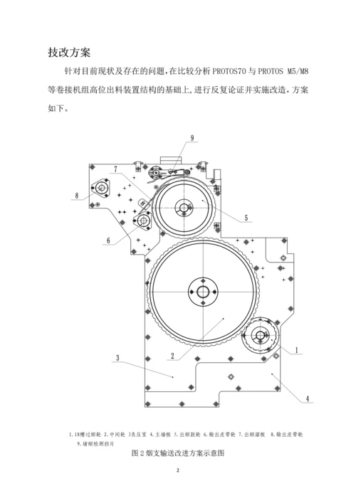 PROTOS-70卷接机组高位出烟输送装置技术可行性分析报告.docx