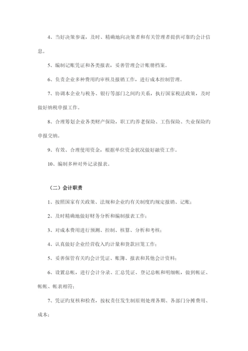 公司组织架构图和岗位职责说明书.docx