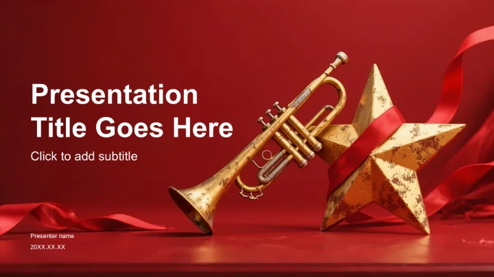 红色党政风青年干部成长分享汇报PPT主题