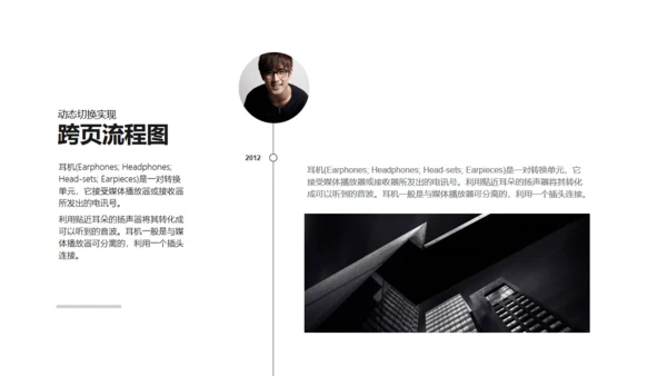 用心做设计无色主义黑白风通用PPT模板