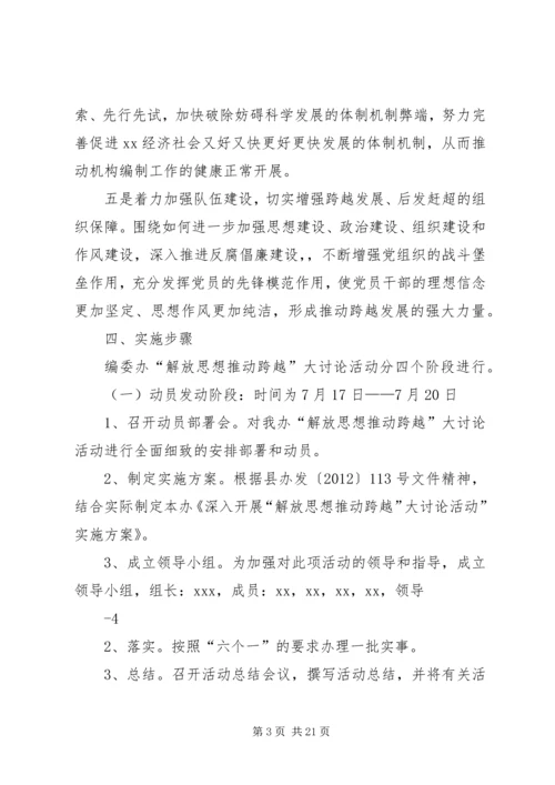 解放思想推动跨越活动实施方案 (2).docx