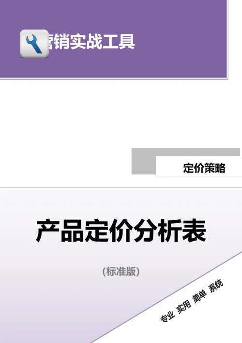 产品定价分析表（标准版）.doc.docx